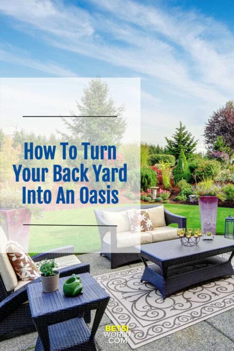 How To Turn Your Backyard Into An Oasis Betsi Hill Travel