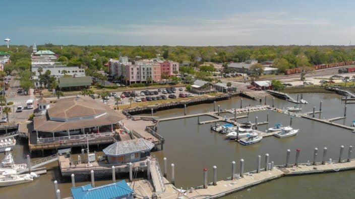 The Marina at Amelia Island Florida.