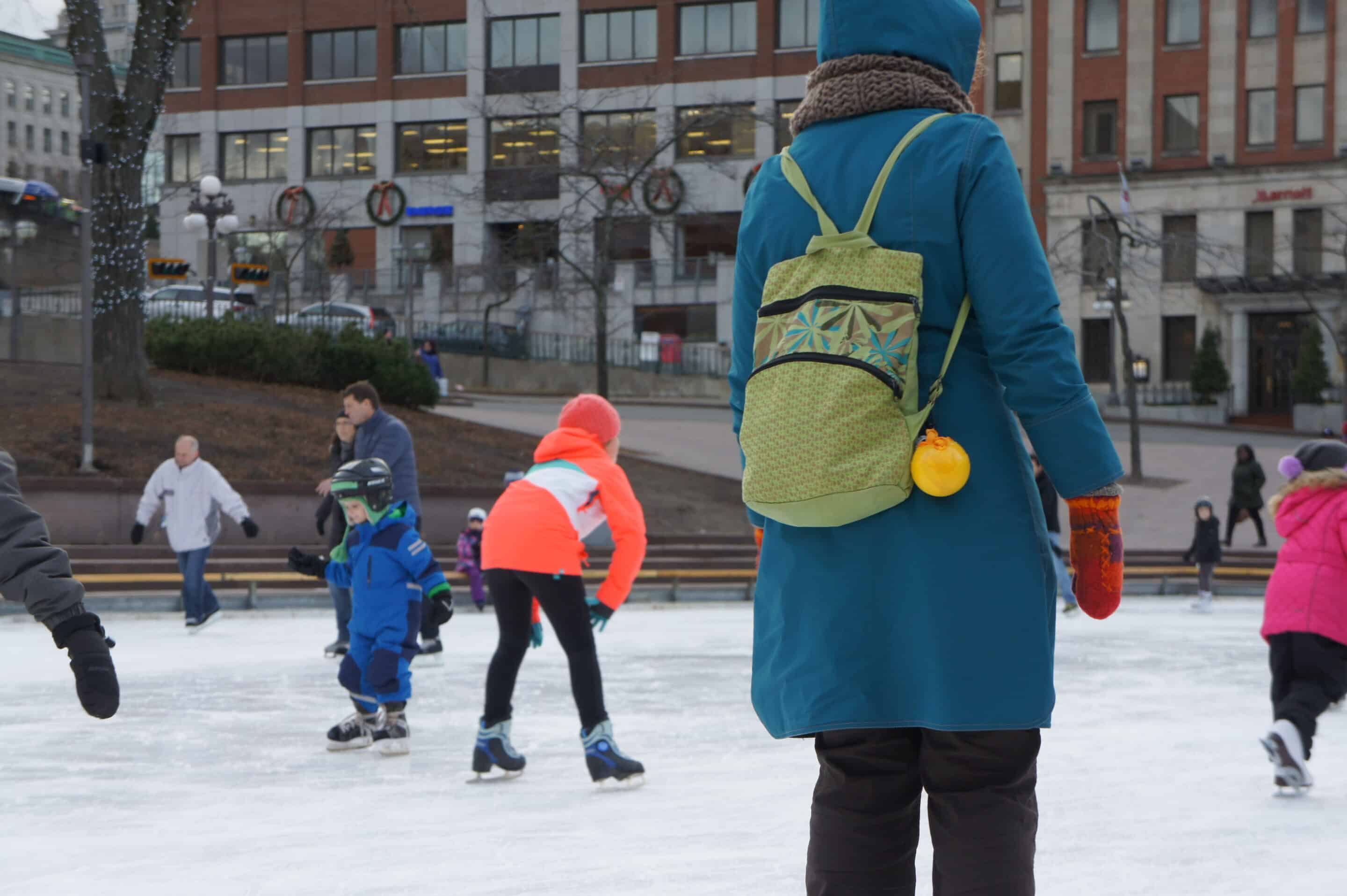 Quebec City: ice skating