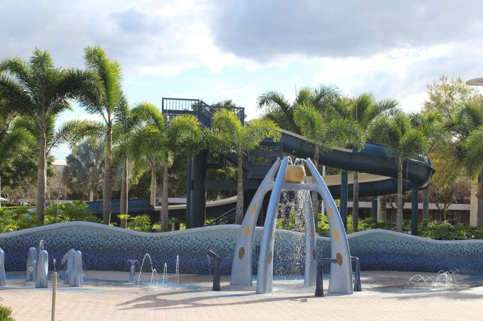 The children's pool area at Disney's Contemporary Resort