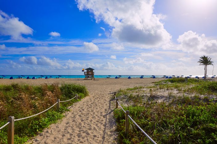 Singer Island beach at Palm Beach Florida in USA the perfect place for a romantic getaway