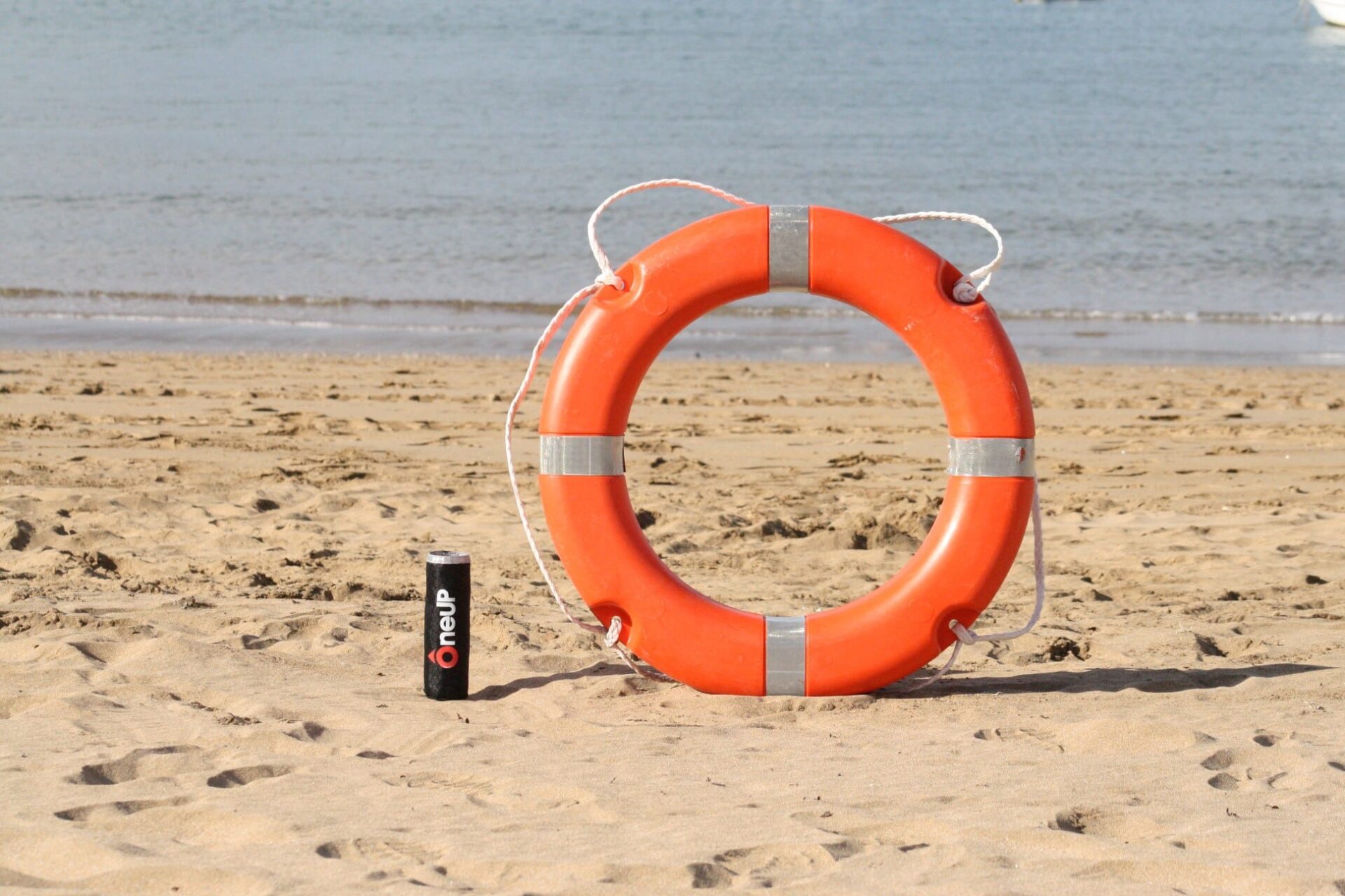 OneUp has created a self-inflating life preserver that may bring peace of mind as you boat, play at the beach and in your pool