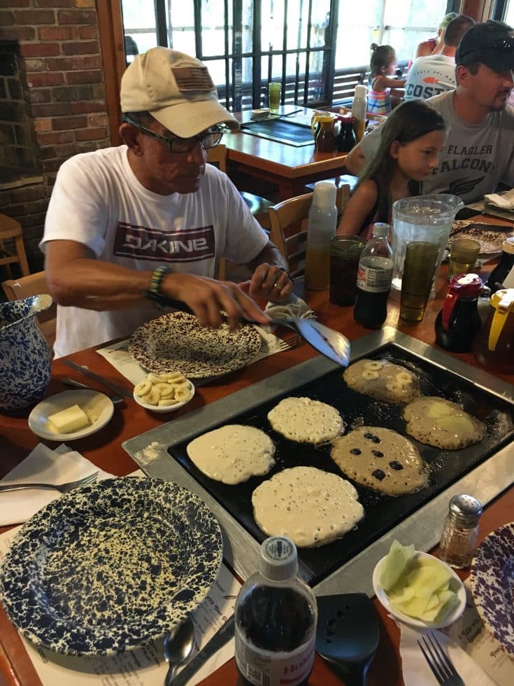 Three Day Escape to West Volusia,Florida. Experience Old Florida, New Vibe as you create your own pancakes and cook them at the Old Spanish Mill Restaurant.
#OldFloridaNewVibe #VisitWestVolusiaFL #loveFL
www. betsiworld.com
