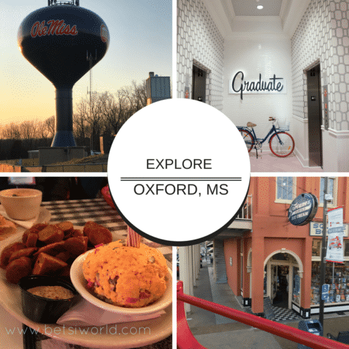 Explore all that Oxford, Mississippi offers - history, food, culture and of course, football at Ole Miss!