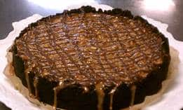 The scrumptious Turtle Cheese Cake of the St. Francis Inn.credit & copyright the St. Francis Inn / Leigh Cort Publicity