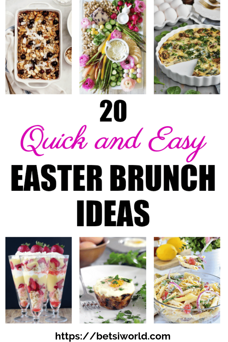 20 Quick and Easy Easter Brunch Buffet Menu Ideas Betsi World