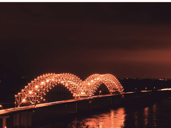 Hernando de Soto Bridge - Memphis Tennessee