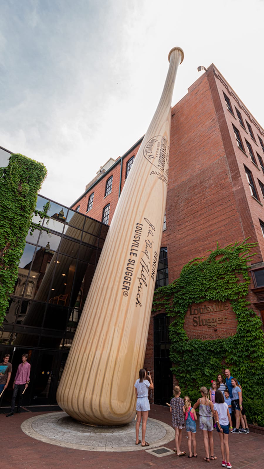 the famous bat in Louisville, a destination idea for a romantic weekend getaway.