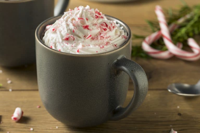 Spiked Hot Chocolate With Peppermint Mocha