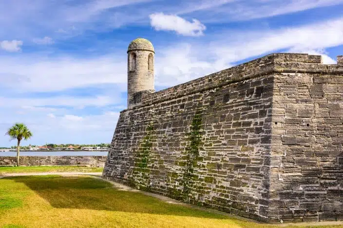 St. Augustine, Florida at the Castillo de San Marcos National Monument, an example of something to do for Mother's Day