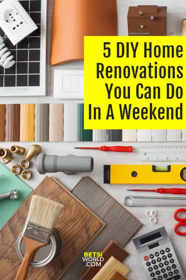 5 DIY Home Renovations You Can Do In A Weekend Betsi Hill Travel