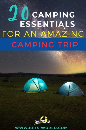 Camping Essentials: A Camping Trip - The Sweetest Occasion