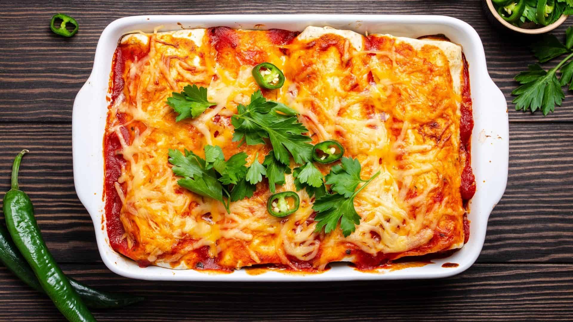 Best Pork Enchilada Casserole