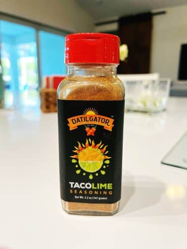 DatilGator taco lime seasoning to use on the ground beef for tacos